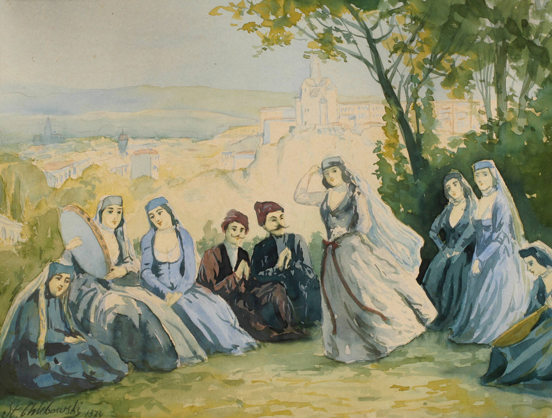 Stanislaus von Chlebowski, Orientalische Szene