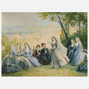 Stanislaus von Chlebowski, Orientalische Szene