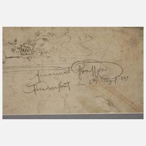 Emanuel Grosser, Bismarck auf dem Sterbebett