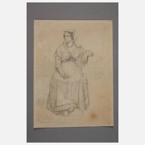 Johann Hermann Kretzschmer attr., 2 Studienblätter