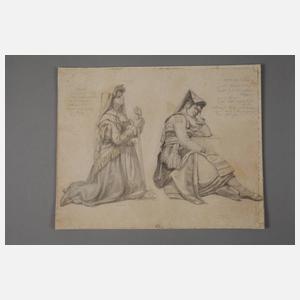 Johann Hermann Kretzschmer attr., Studienblatt