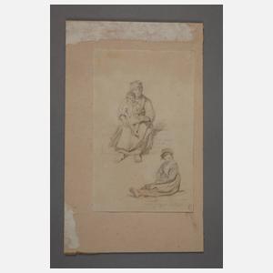 Johann Hermann Kretzschmer attr., Studienblätter