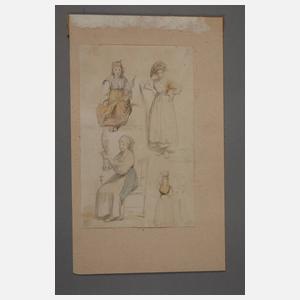 Johann Hermann Kretzschmer attr., Studienblätter