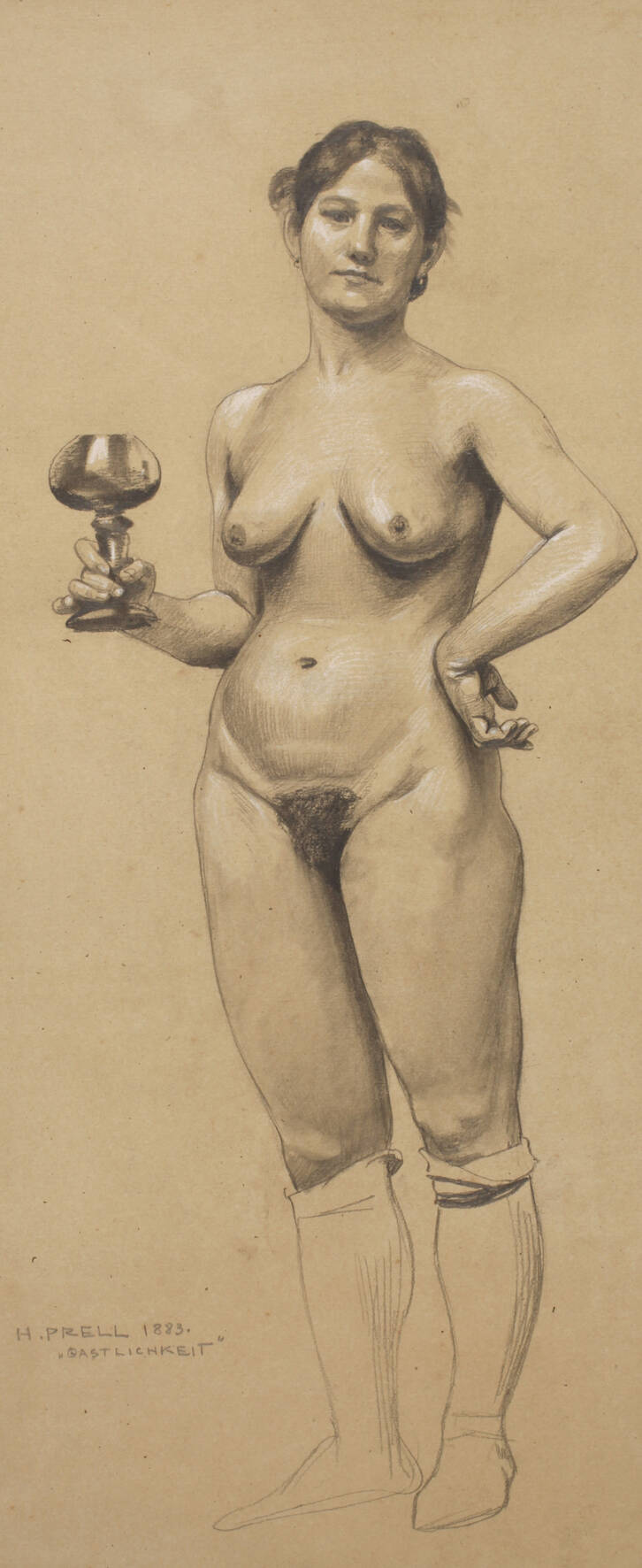 Prof. Hermann Prell, "Gastlichkeit"