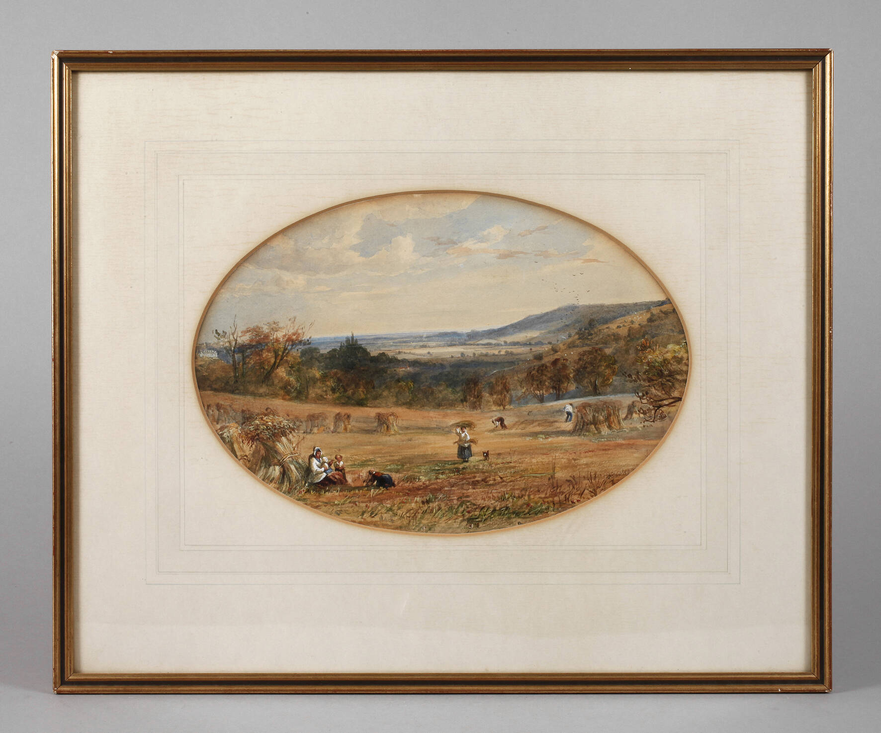 Archer Stanley attr., Kornfeld in Sussex