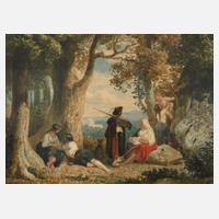 August Weber, Romantische italienische Landschaft111