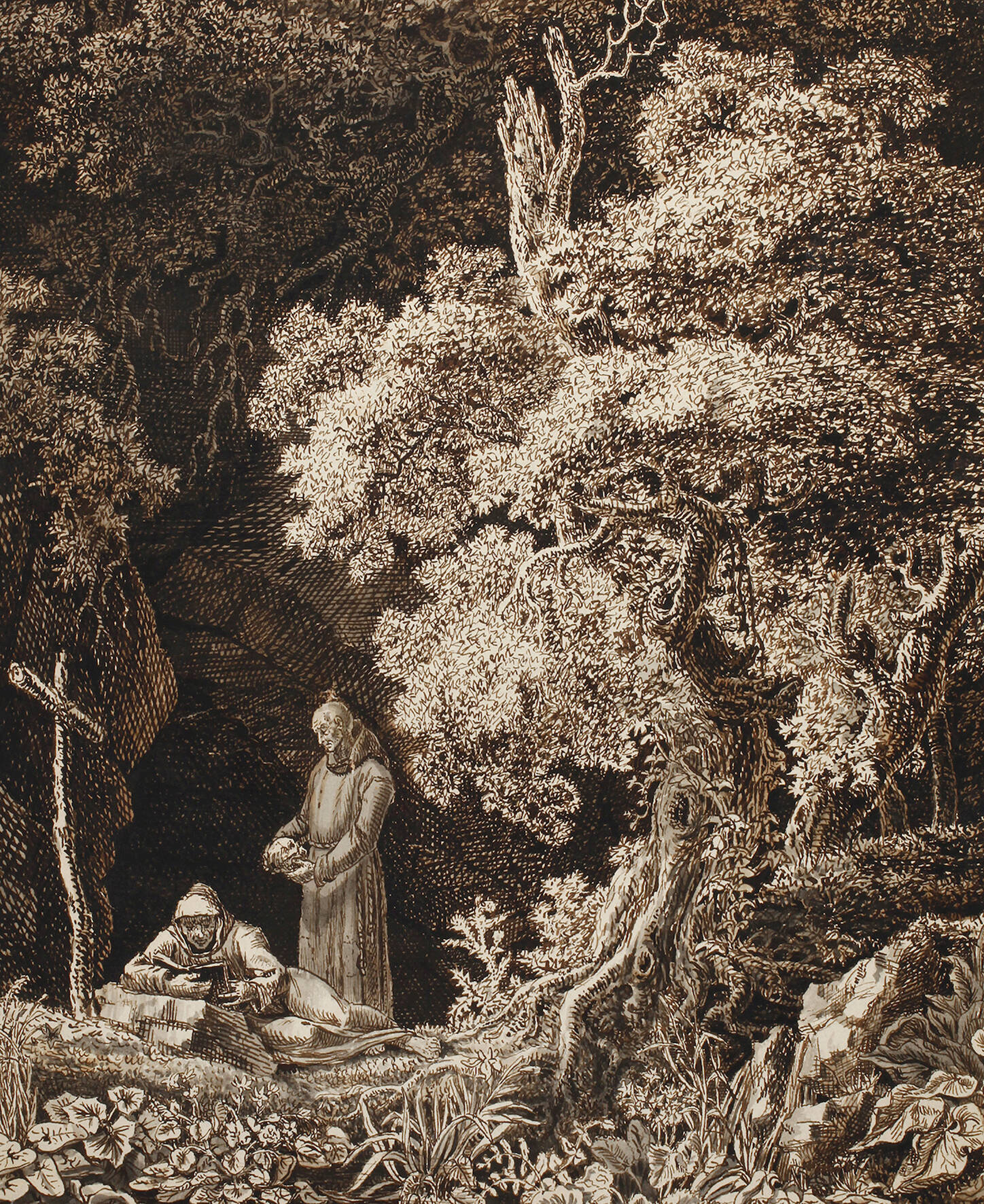 Mönch und Einsiedler