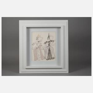 Bele Bachem attr., Hofdamen