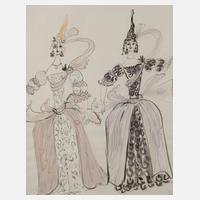 Bele Bachem attr., Hofdamen111