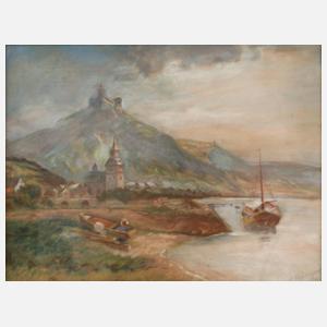 C. Brünzener, Partie am Rhein