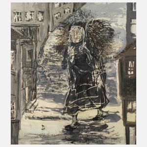 Dora Grabosch, "Regennasse Strasse"