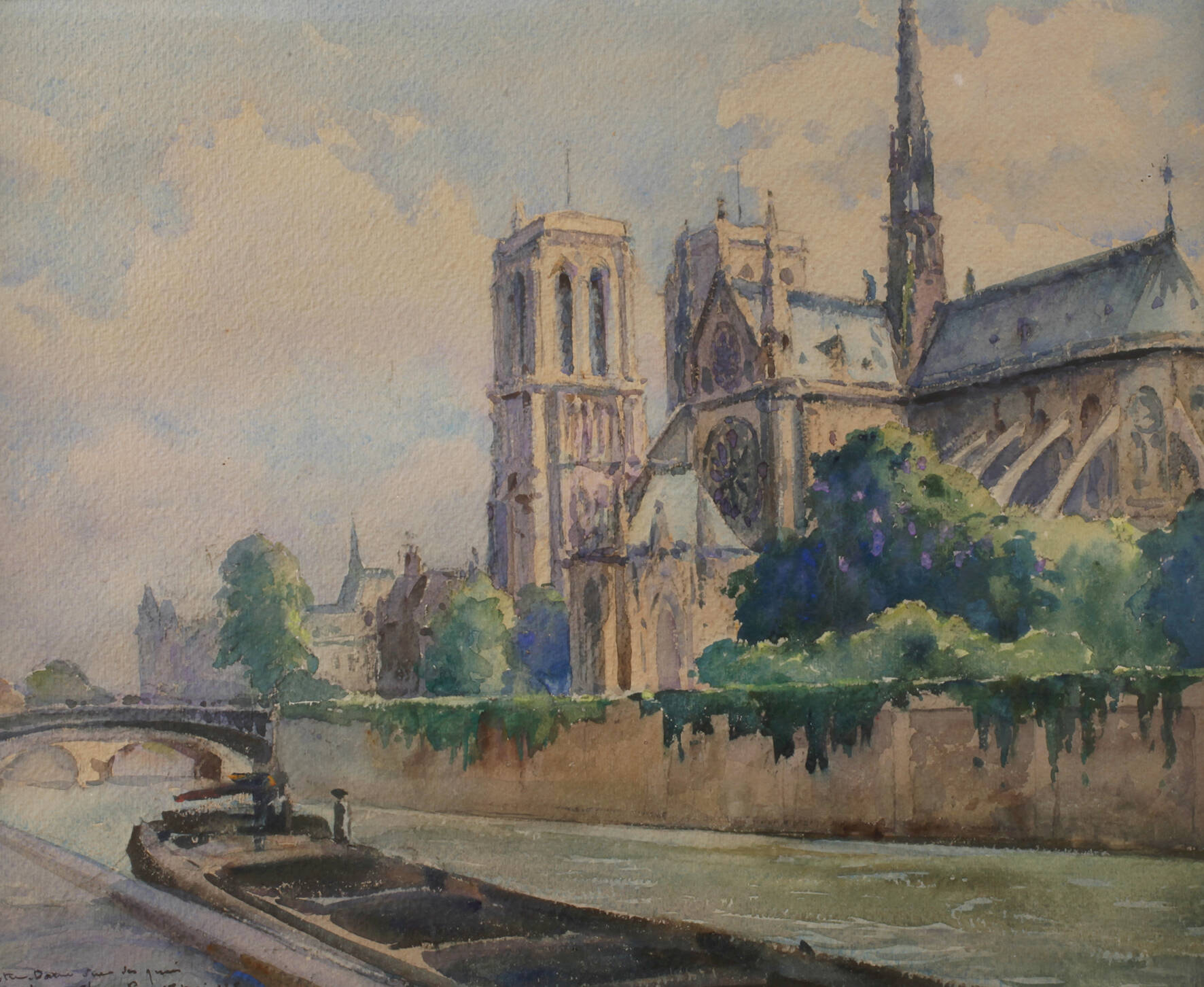 Claude Honoré Hugrel, "Notre Dame de Paris"