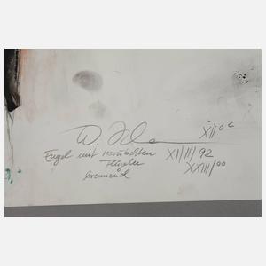 Wolfgang Isle, "Engel mit verrutschten Flügeln..."