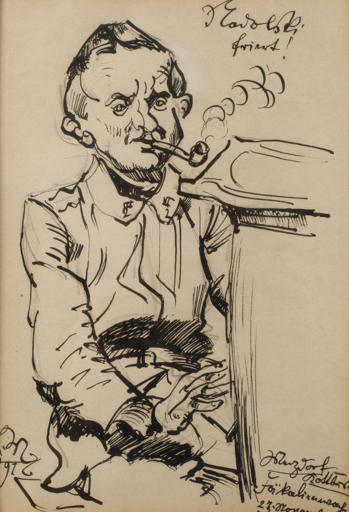 Ludwig Meidner, "Nadolski friert!"