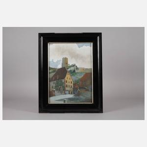 G. Müller, Fränkische Dorfansicht