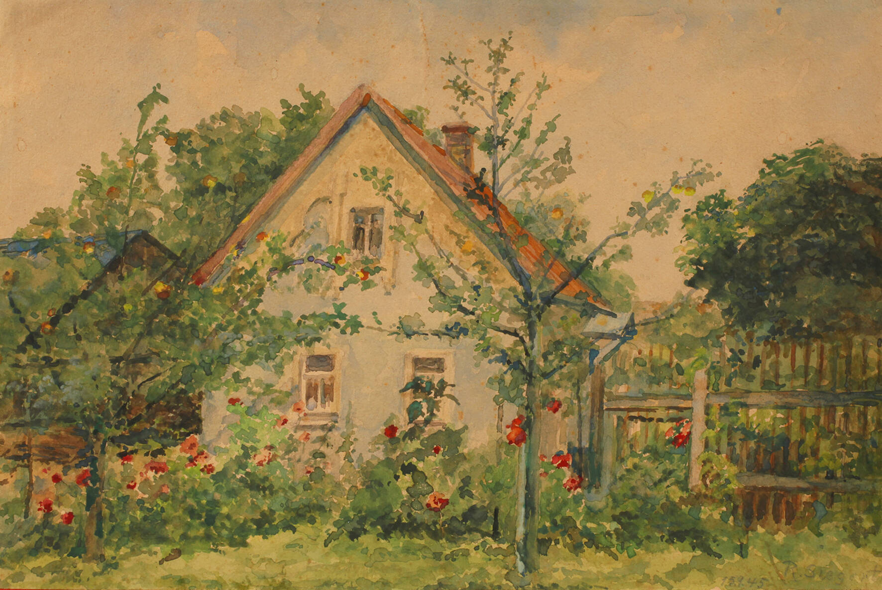 R. Siegert, Vogtländisches Bauernhaus