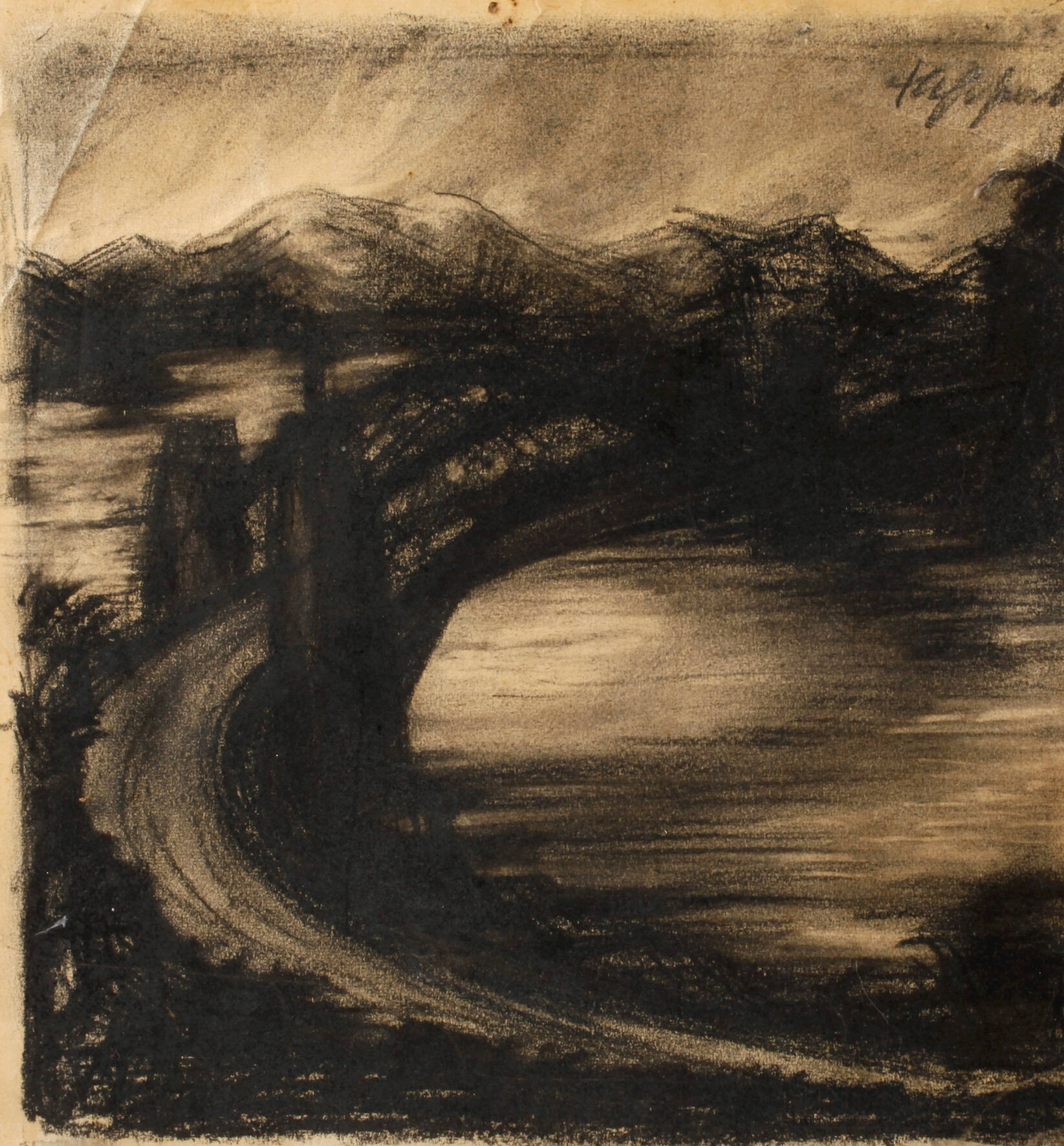 Prof. Georg Tappert attr., Die Brücke,