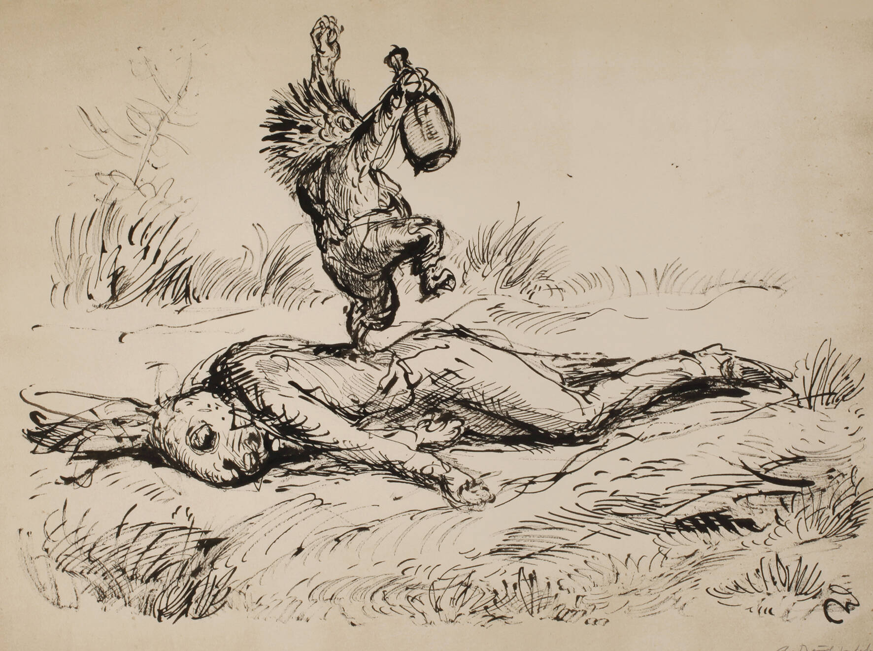 Andreas Paul Weber, "Swinegels Triumph"