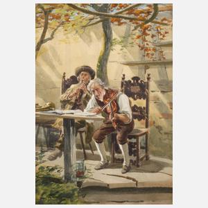 Prof. Wilhelm Carl Zimmer, Dorfmusikanten