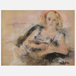 Portrait einer rauchenden Frau