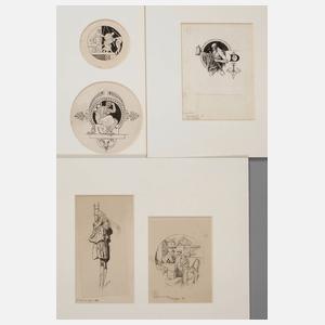 Prof. Carl Gehrts, Sammlung Illustrationen