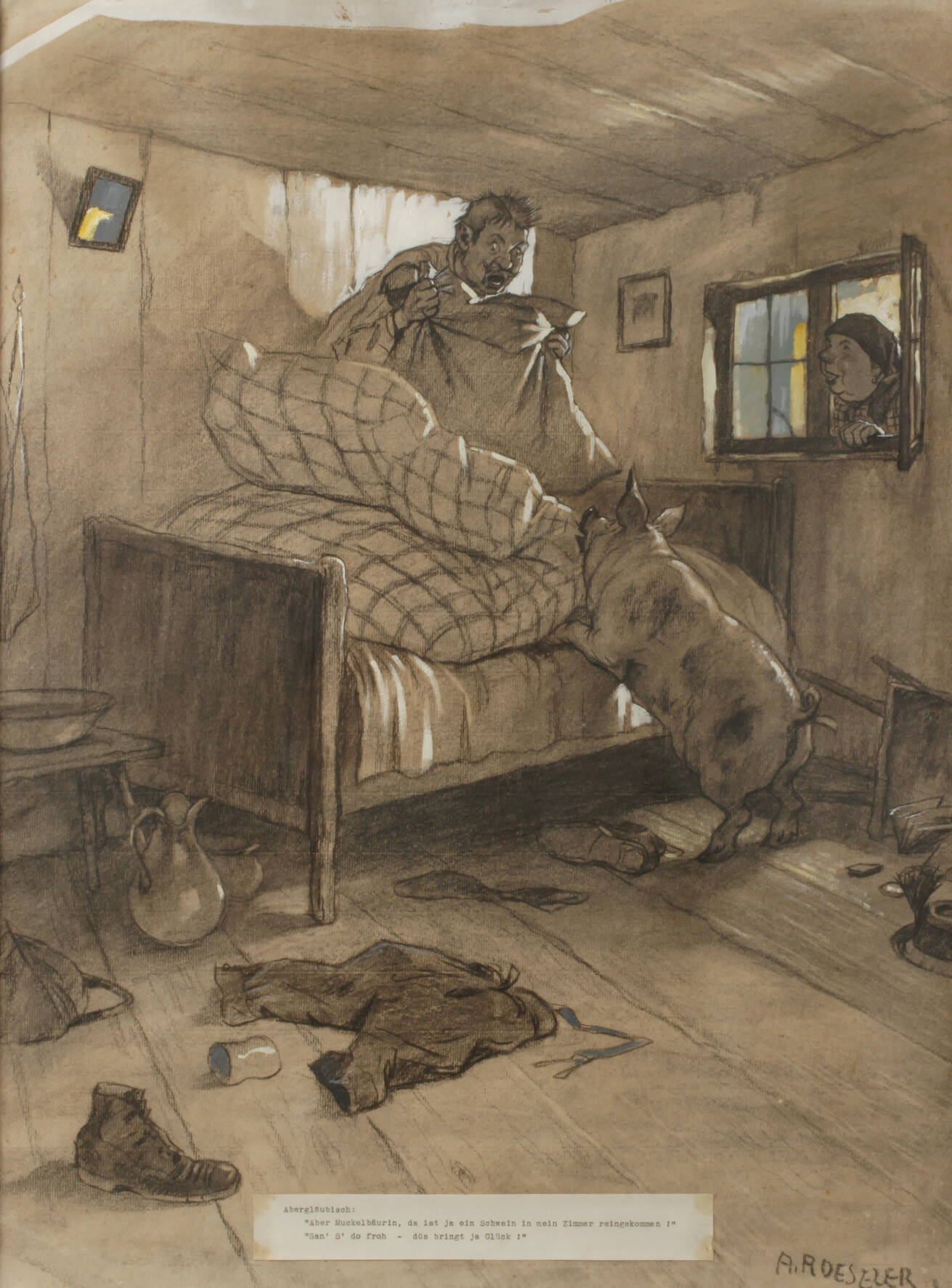 August Roeseler, "Abergläubisch"