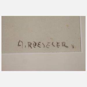 August Roeseler, am Kugelhaus...