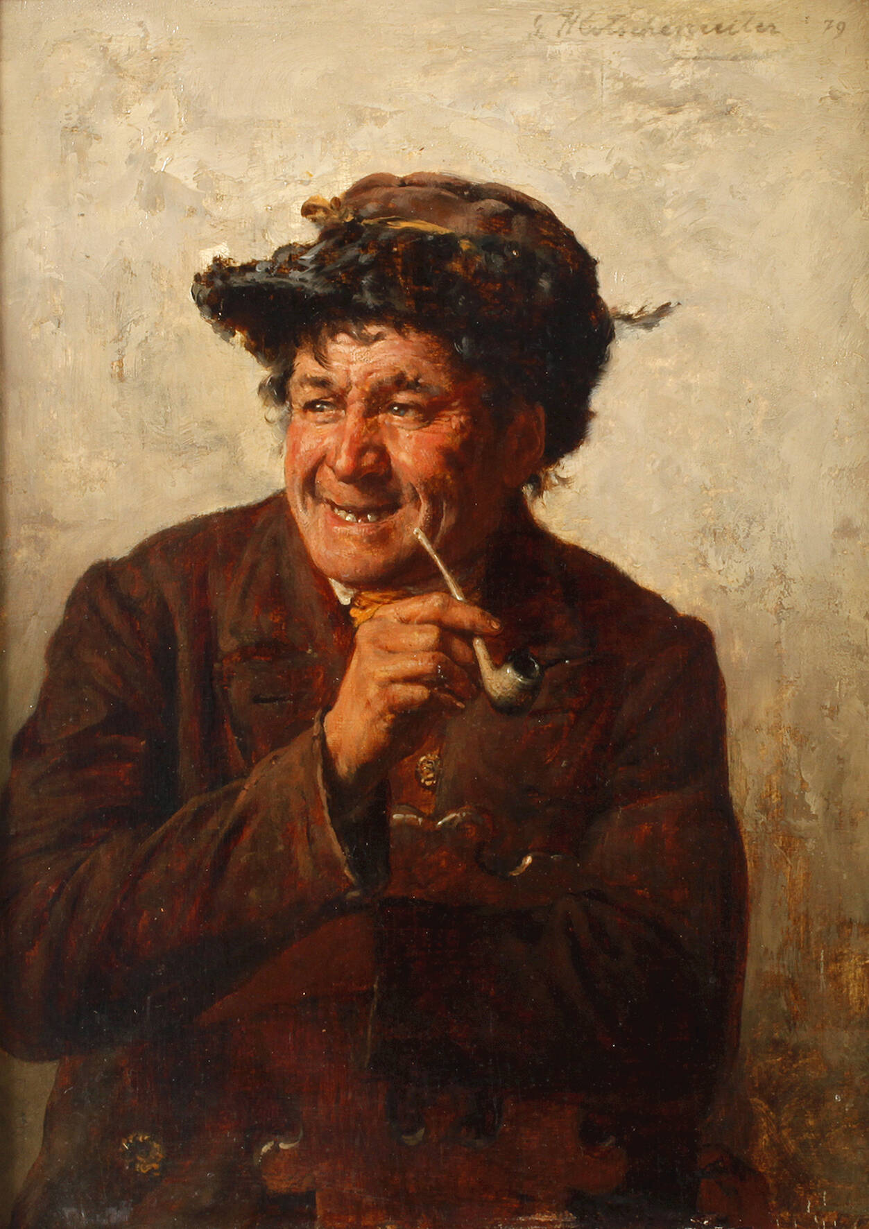 Hugo Kotschenreiter, Alter Pfeifenraucher