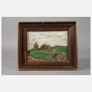 Fredo Bley, "Landschaft im Vorfrühling"