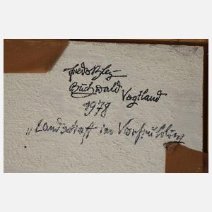 Fredo Bley, "Landschaft im Vorfrühling"