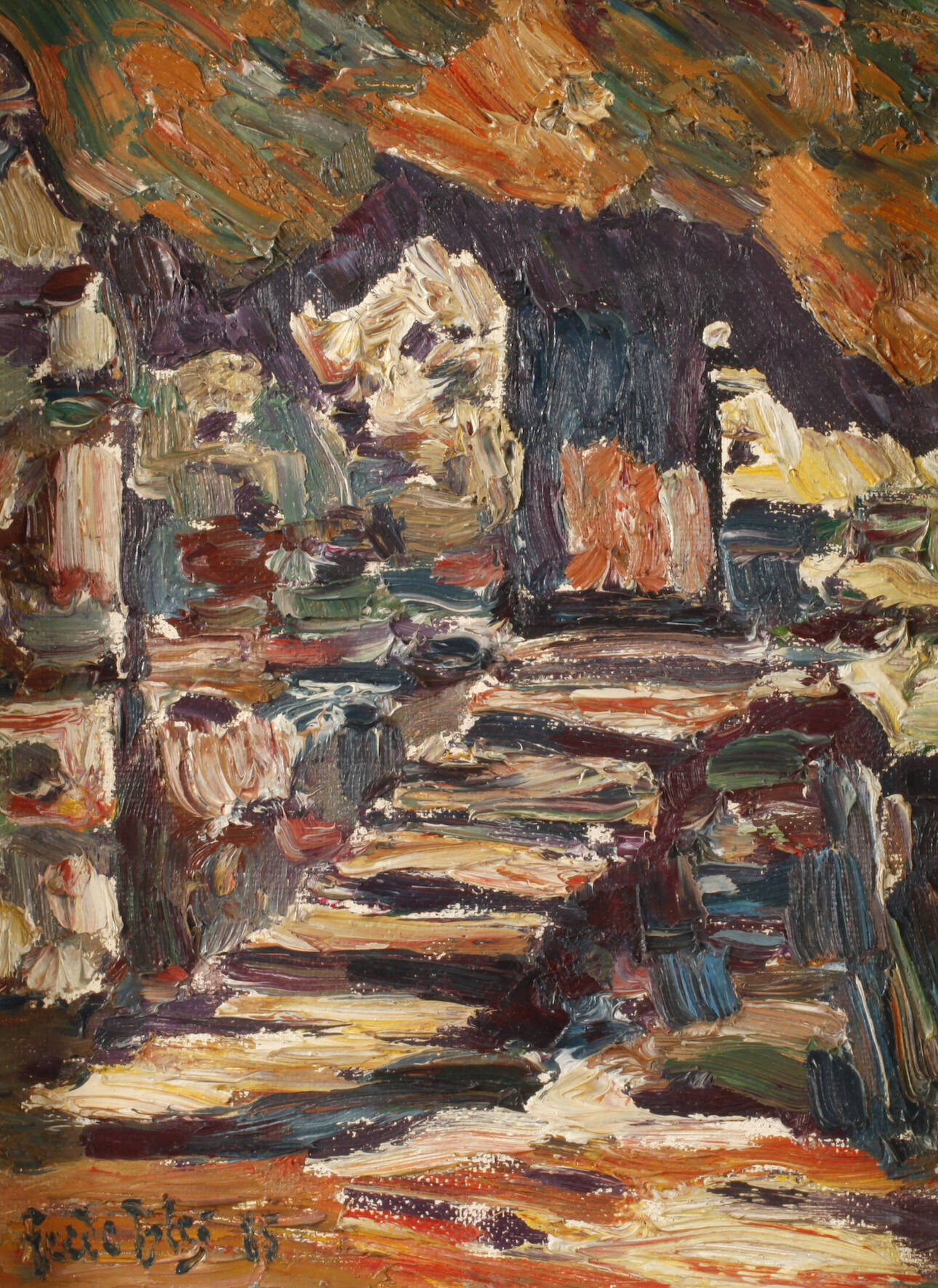 Fredo Bley, Abend im Dorf