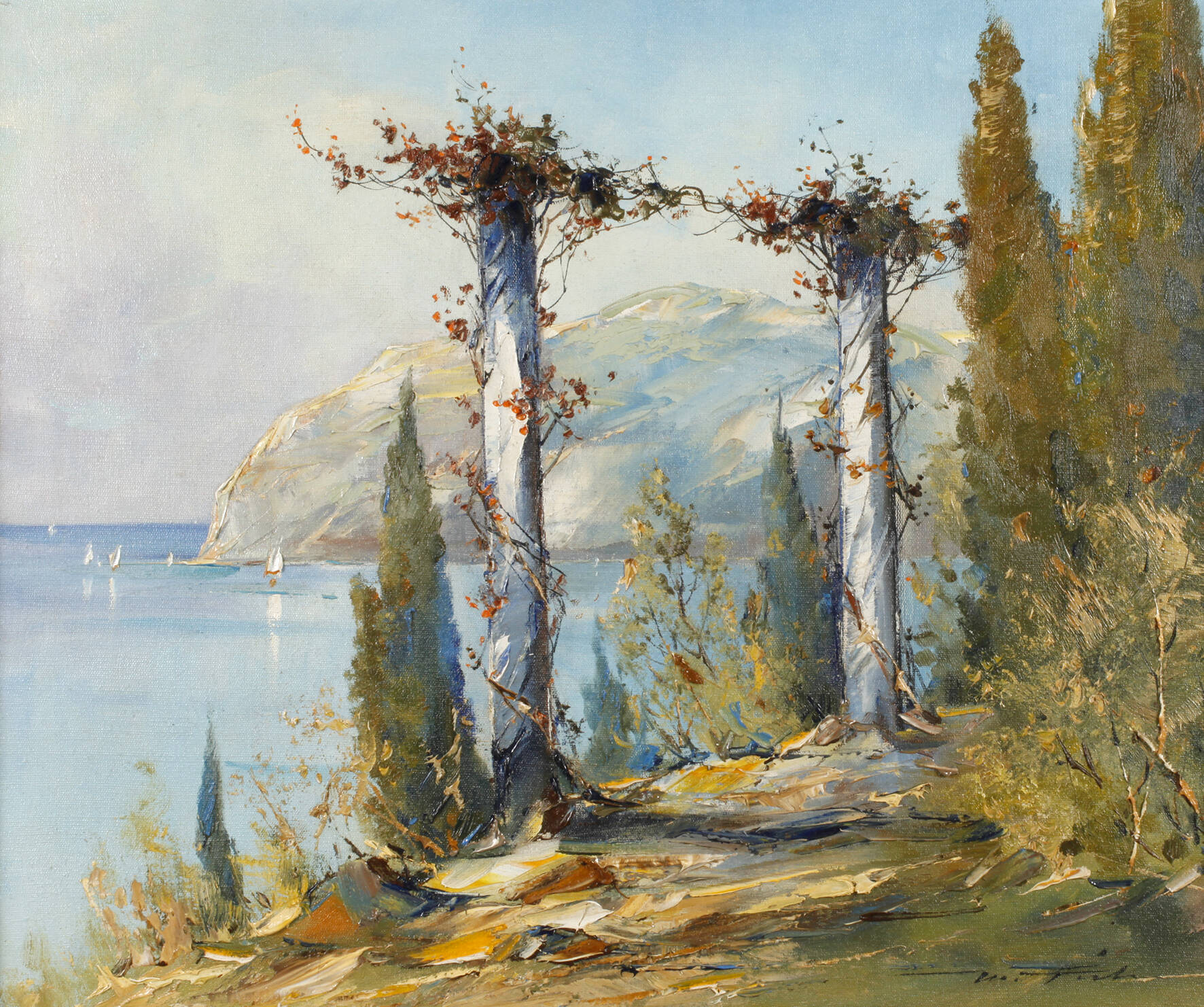 Manfred Feiler, "Sizilianische Küste"