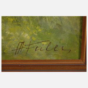 Manfred Feiler "Waldschneiße bei Jößnitz"