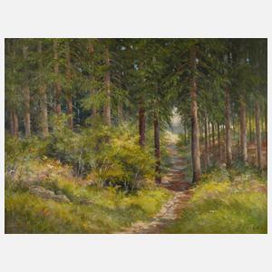 Manfred Feiler "Waldschneiße bei Jößnitz"