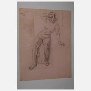 Walther Gasch, Stehender nackter Mann