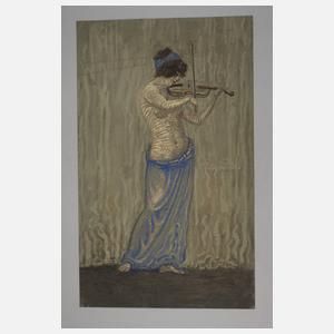 Walther Gasch, Geigenspielerin