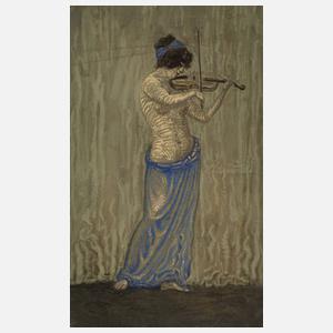 Walther Gasch, Geigenspielerin