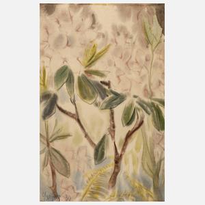 Georg Gelbke, Rhododendronzweig