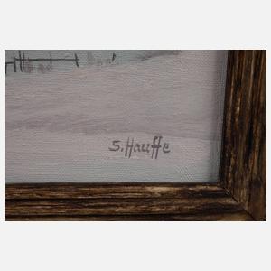 Siegfried Hauffe, Jößnitz im Winter