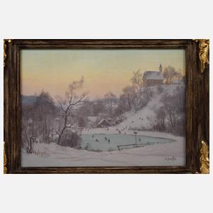 Siegfried Hauffe, Jößnitz im Winter