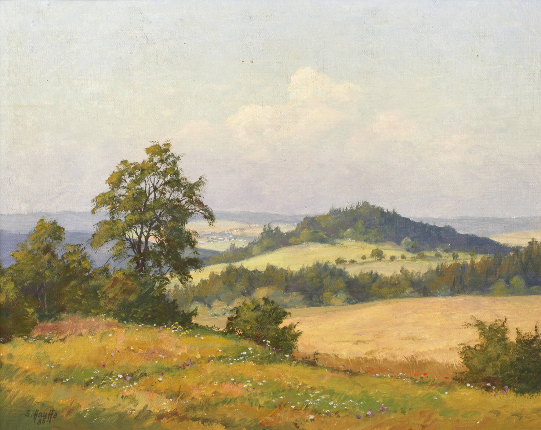 Siegfried Hauffe, Vogtländische Sommerlandschaft