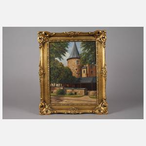 Johannes Hegner, Plauenansicht mit Nonnenturm