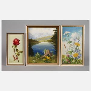 Minni Herzing, Drei Ölgemälde