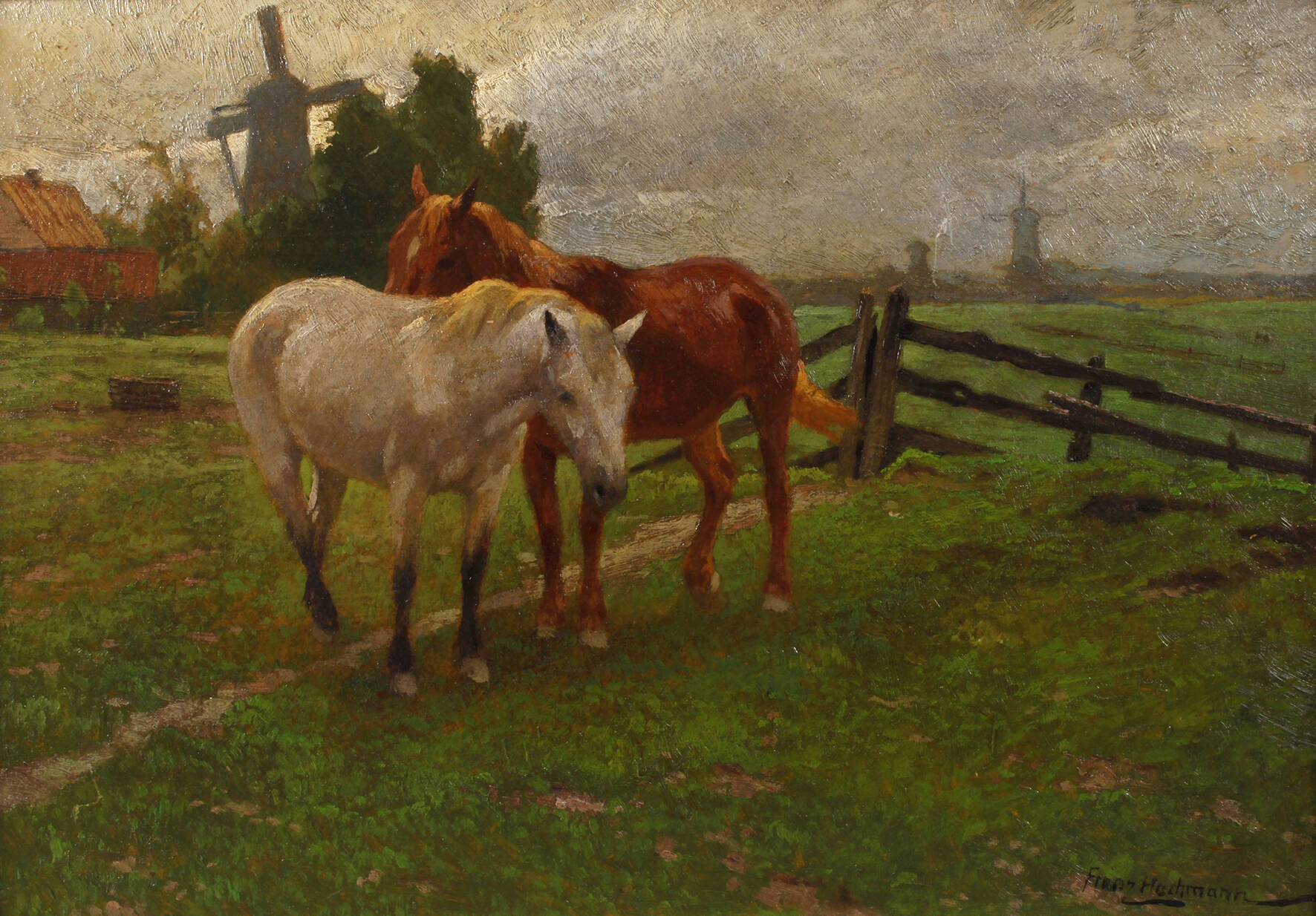 Franz Hochmann, "Holländische Viehweide"