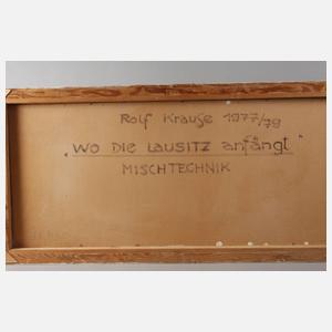 Rolf Krause, "Wo die Lausitz anfängt"