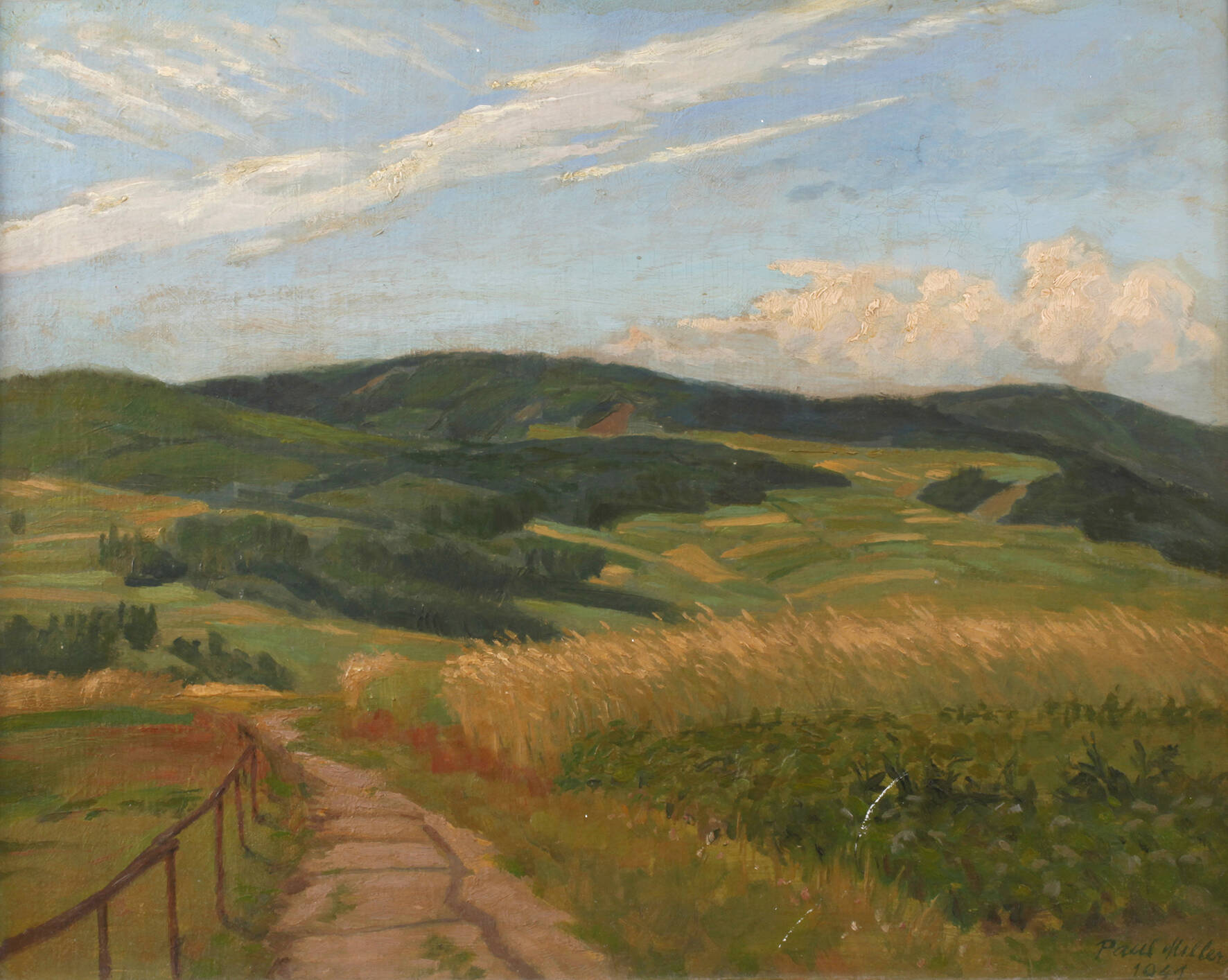 Paul Miller, Sommer im Vogtland