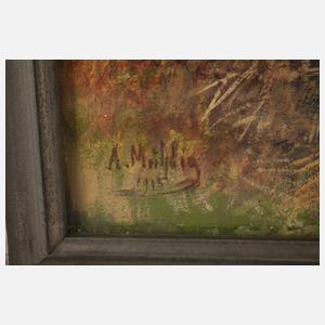 Albert Mühlig, Im Erzgebirge