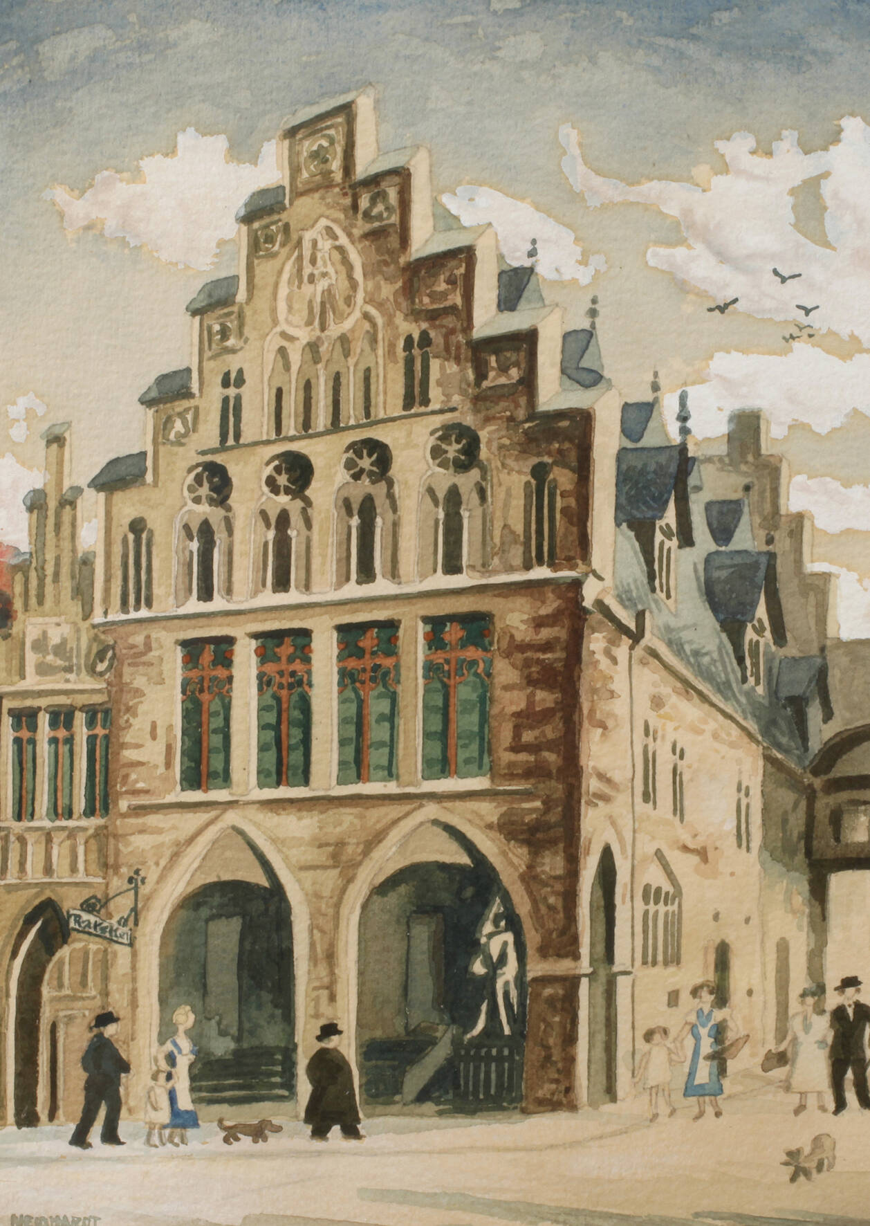 Paul Neidhardt, Das alte Rathaus zu Dortmund