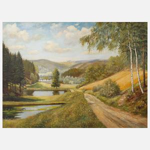 Erich Rother, Vogtländische Sommerlandschaft
