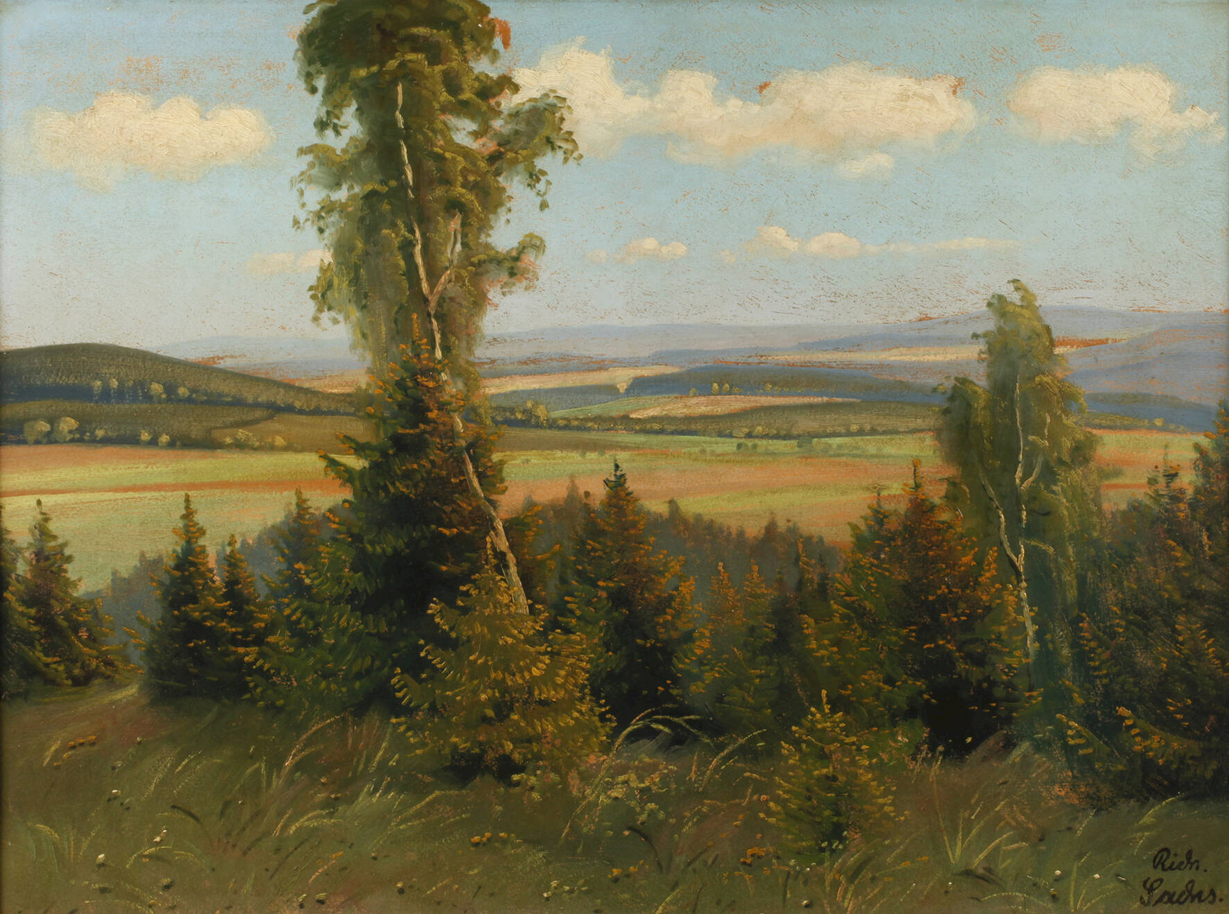 Richard Sachs, "Frühling bei Jocketa und Pöhl"